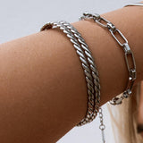 Point Break Bangle Silver