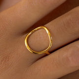 Ocean Ave Ring Gold