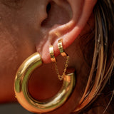 Sienna Hoops Gold