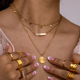 Chasing Sunset Necklace Gold