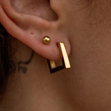 Staple Studs Gold