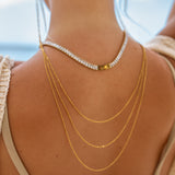 Lila Airpod/Sunglass Chain Gold