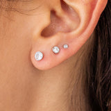 Elixir Stud Set Silver