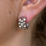 Lineage Hoops Silver