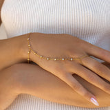 Josephine Hand Chain Gold
