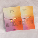 Angel Number Necklace Gold