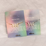 Angel Number Necklace Gold