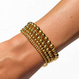 Seaside Stretch Bracelet Gold
