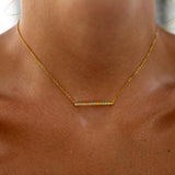 Boca Bar Necklace - Gold