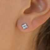 Gemini Studs Silver
