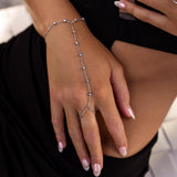 Josephine Hand Chain Silver