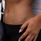 Esther Waist Chain Silver