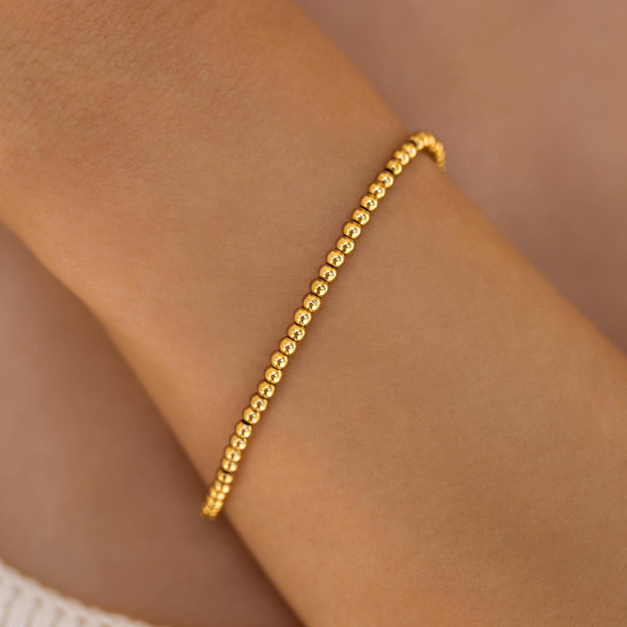 Seaside Stretch Bracelet Gold