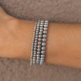 Seaside Stretch Bracelet Silver