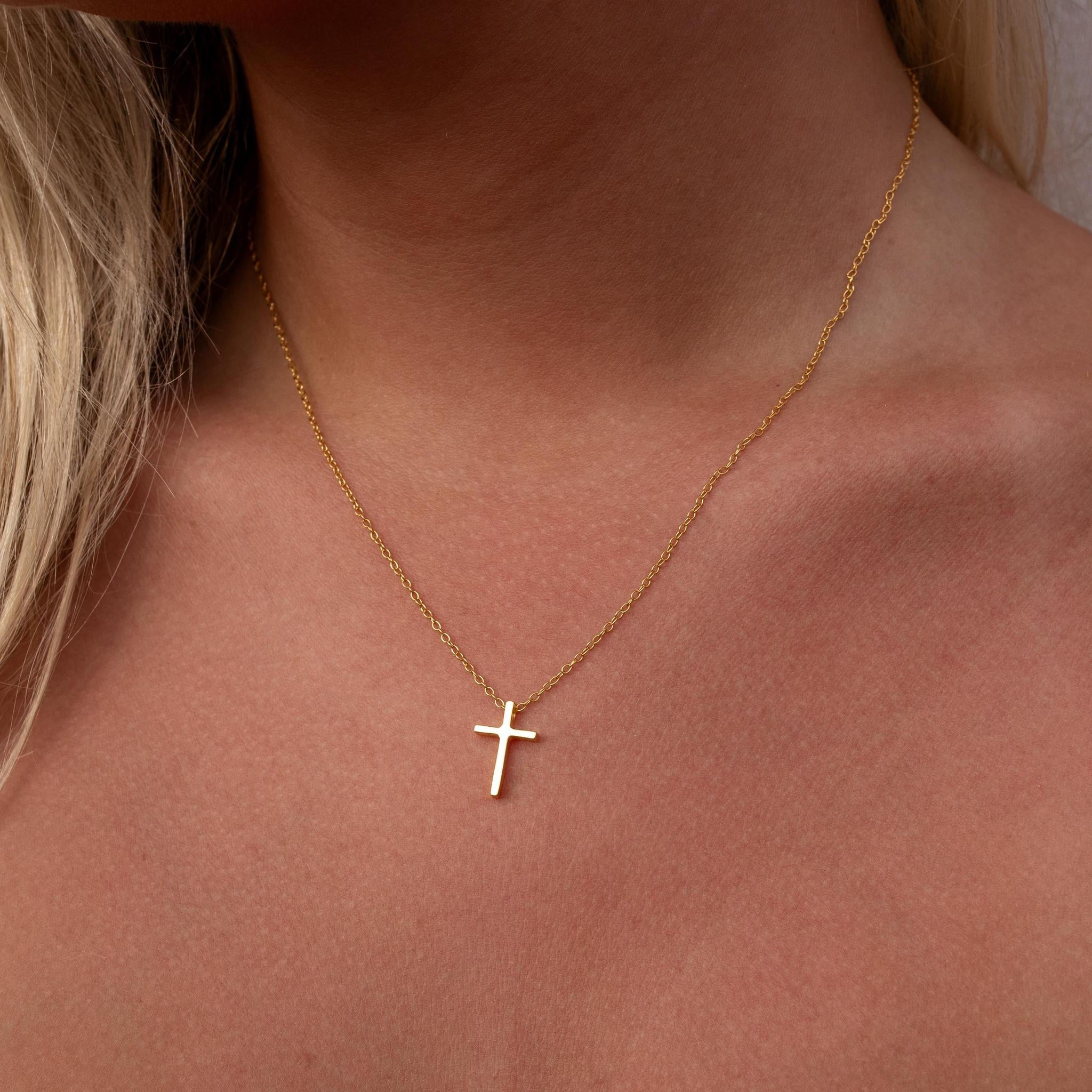 Cross Necklace Gold – ALCO Jewelry