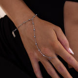 Josephine Hand Chain Silver