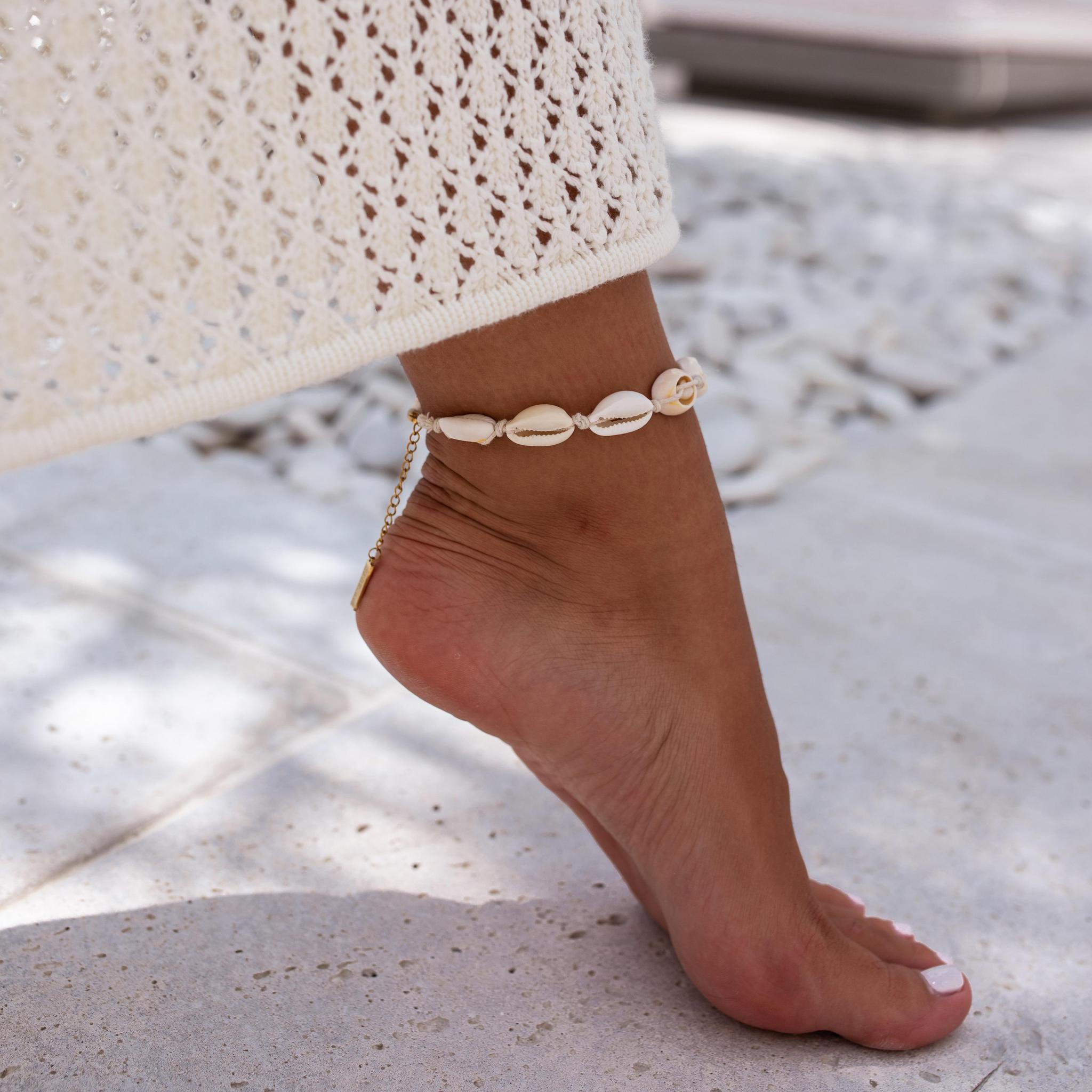 Puka Shell Anklet – ALCO Jewelry