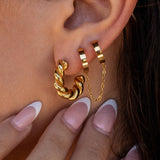 Sienna Hoops Gold