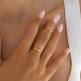 Staple Ring Gold