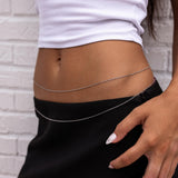 Esther Waist Chain Silver