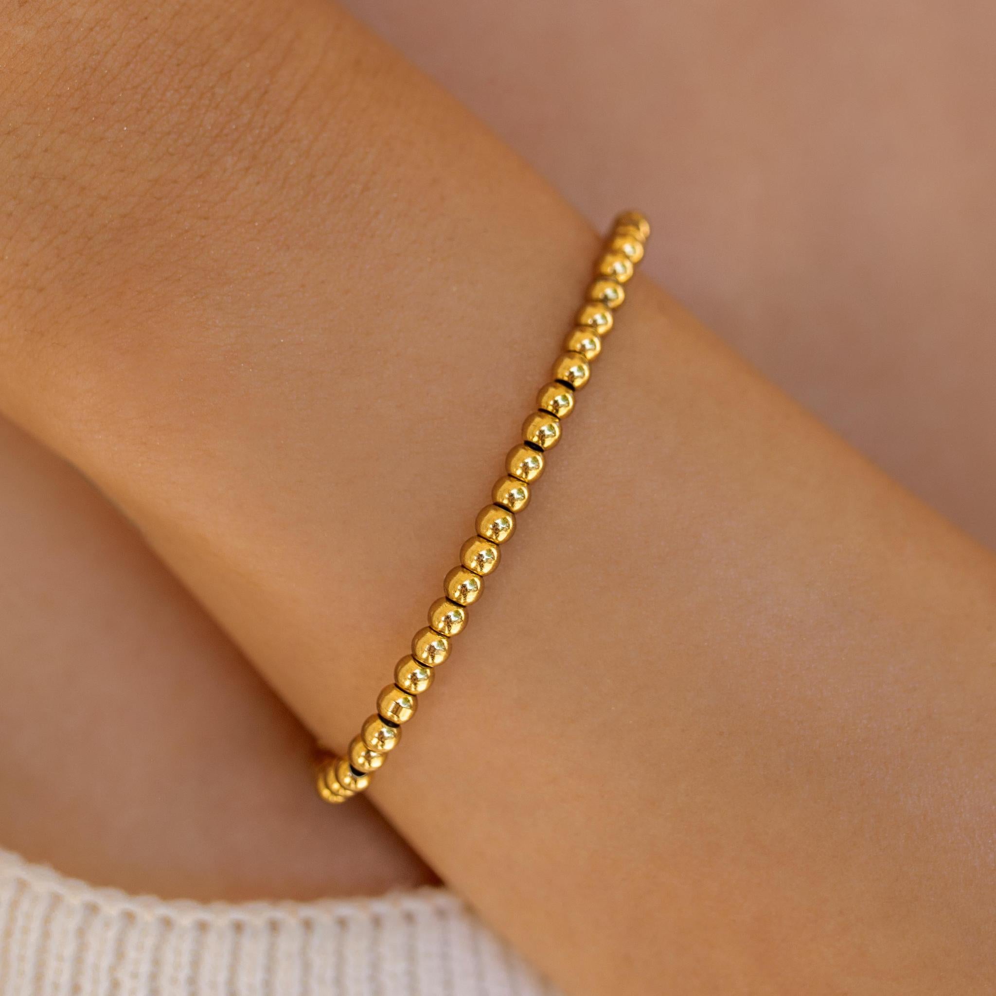 Seaside Stretch Bracelet Gold