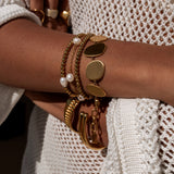 Seaside Pearl Stretch Bracelet