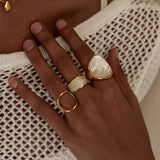 Ocean Ave Ring Gold