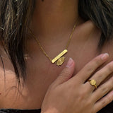Zodiac Bar Necklace