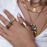 Staple Ring Gold