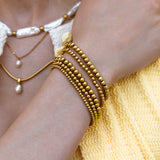 Seaside Stretch Bracelet Gold