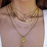 Stillness Necklace Gold