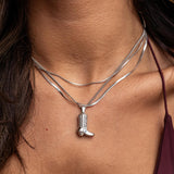 Stillness Necklace Silver