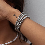 Seaside Stretch Bracelet Silver