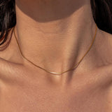 Halo Necklace Gold