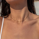 Halo Necklace Gold