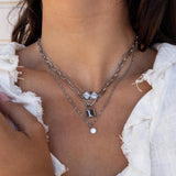 Limitless Sun Necklace Silver