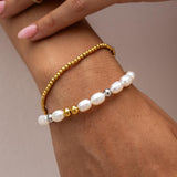 Seaside Stretch Bracelet Gold