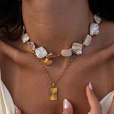 Calico Shell Necklace