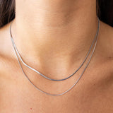 Stillness Necklace Silver