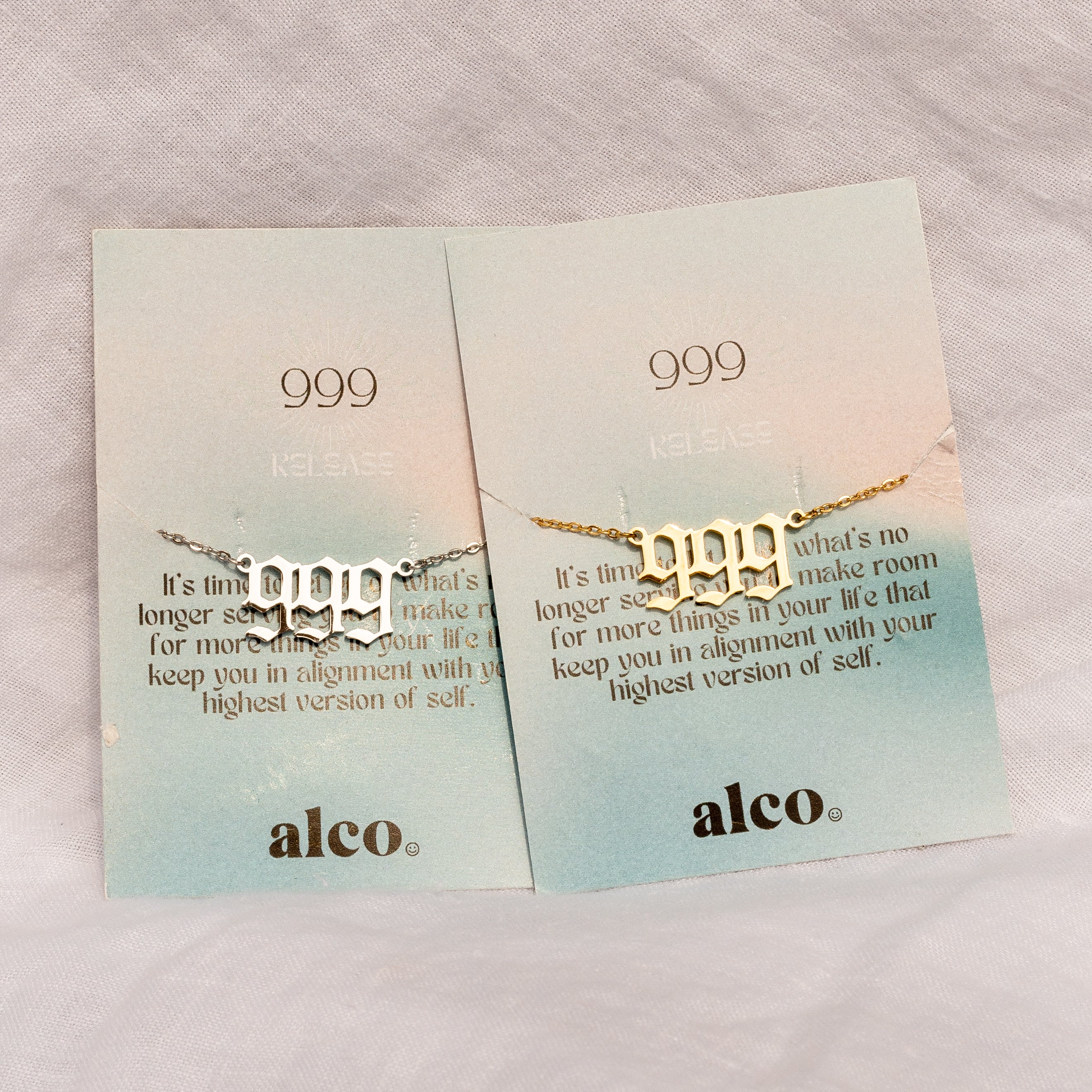 Angel Number Necklace Gold